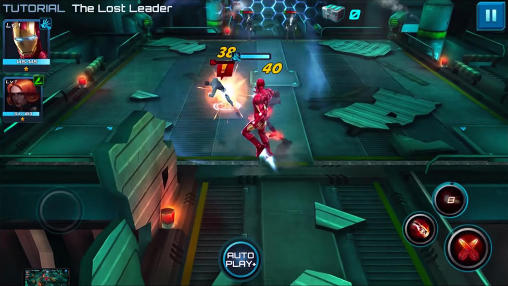Gameplay of the Marvel: Future fight for Android phone or tablet.