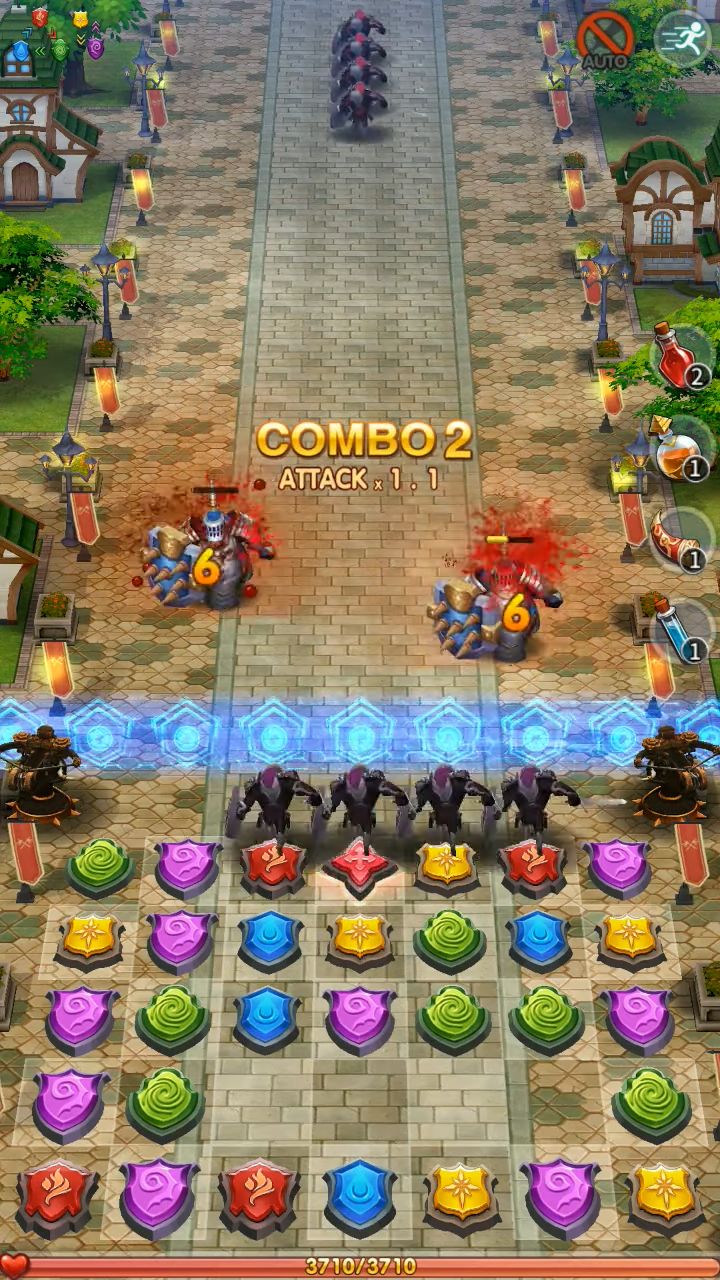 Match & Defense:Match 3 game - Android game screenshots.