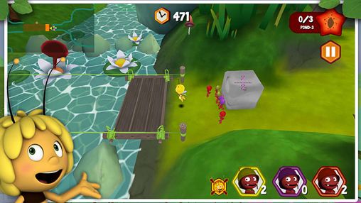 Gameplay of the Maya the bee: The ant's quest for Android phone or tablet.