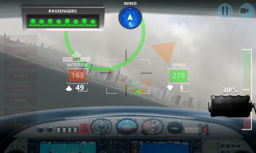 Gameplay of the Mayday! 2: Terror in the sky. Emergency landing for Android phone or tablet.