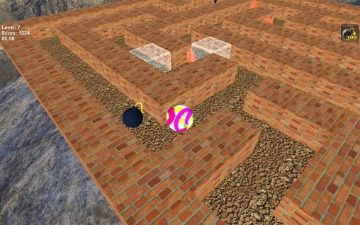 Gameplay of the Maze 3D for Android phone or tablet.