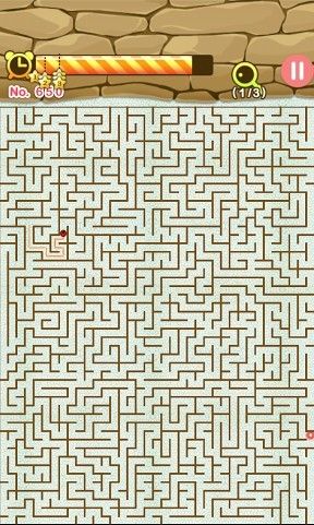 Gameplay of the Maze king for Android phone or tablet.