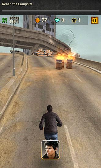 Gameplay of the Maze runner: The scorch trials for Android phone or tablet.