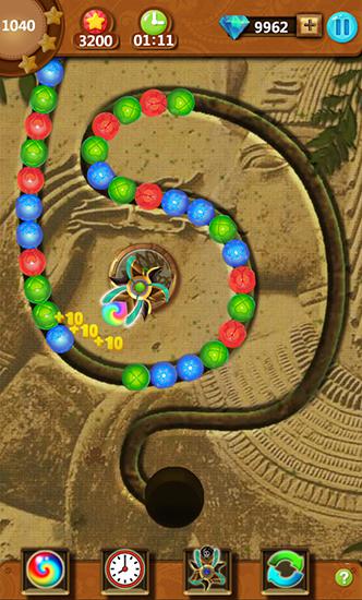 Gameplay of the Mazu ball for Android phone or tablet.