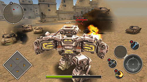 Mech legion: Age of robots - Android game screenshots.