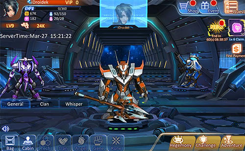 Mecha vs zerg - Android game screenshots.
