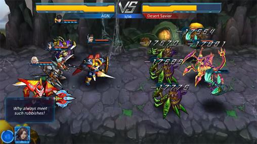Gameplay of the Mecha gear for Android phone or tablet.