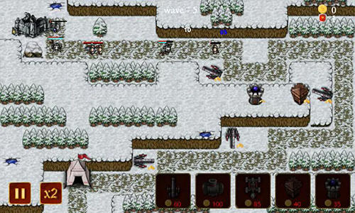 Gameplay of the Medieval castle defense for Android phone or tablet.