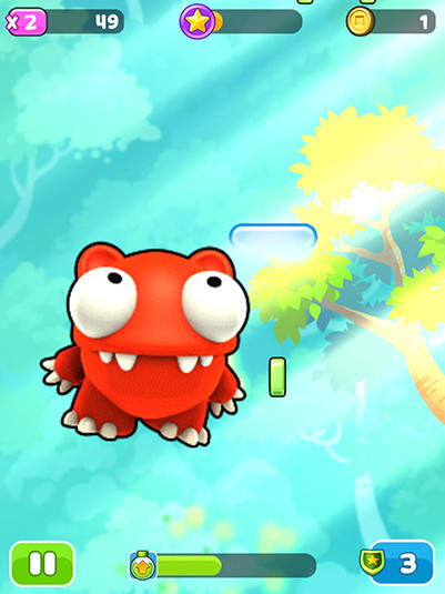Gameplay of the Mega jump 2 for Android phone or tablet.