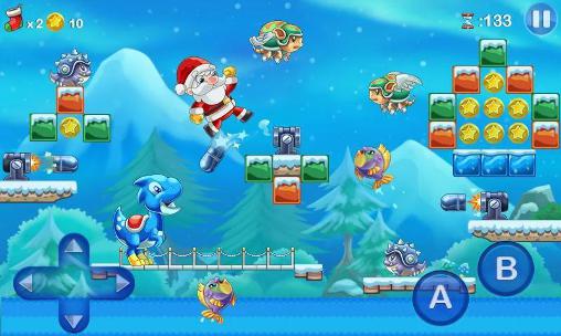 Gameplay of the Mega Santa for Android phone or tablet.