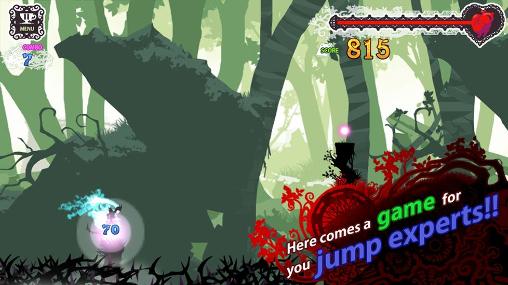 Gameplay of the Mellifluent: Jumpy witch. Premium for Android phone or tablet.