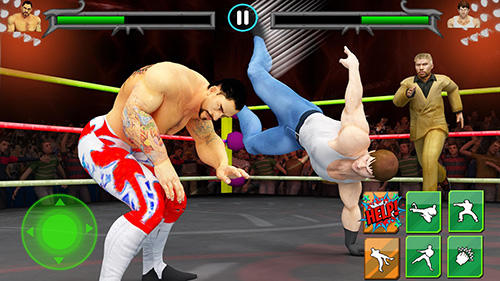 Men wrestling mania: Pro wrestler cheating manager - Android game screenshots.