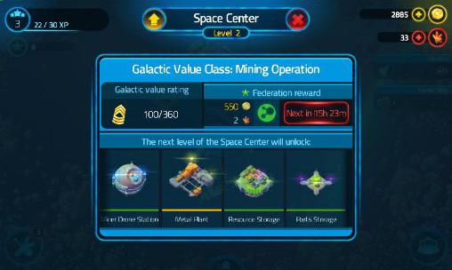 Gameplay of the Merchants of space for Android phone or tablet.