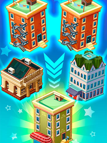 Merge city - Android game screenshots.