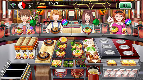 Meshi quest: Five-star kitchen - Android game screenshots.
