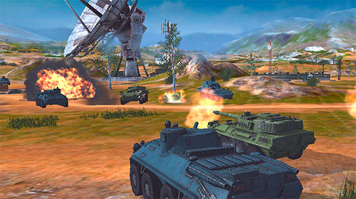 Metal force: War modern tanks - Android game screenshots.