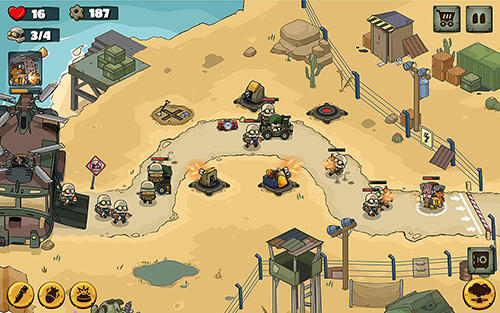 Metal soldiers TD: Tower defense - Android game screenshots.