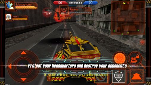 Gameplay of the Metal combat arena for Android phone or tablet.