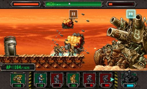 Gameplay of the Metal slug defense for Android phone or tablet.