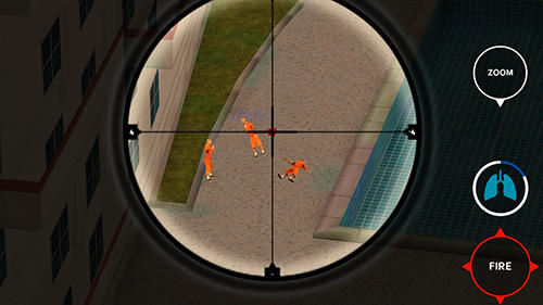 Gameplay of the Miami SWAT sniper game for Android phone or tablet.