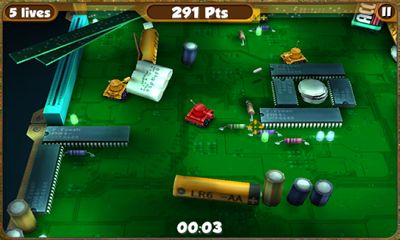 Gameplay of the Micro Battle Tank for Android phone or tablet.