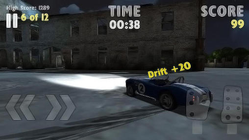 Gameplay of the Midnight drift for Android phone or tablet.