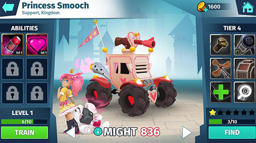 Mighty machines - Android game screenshots.