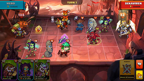 Mighty party: Heroes clash - Android game screenshots.