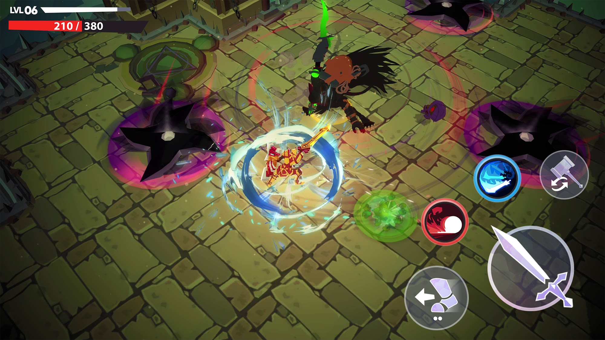 Mighty Quest Rogue Palace - Android game screenshots.