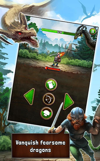 Gameplay of the Mighty viking for Android phone or tablet.