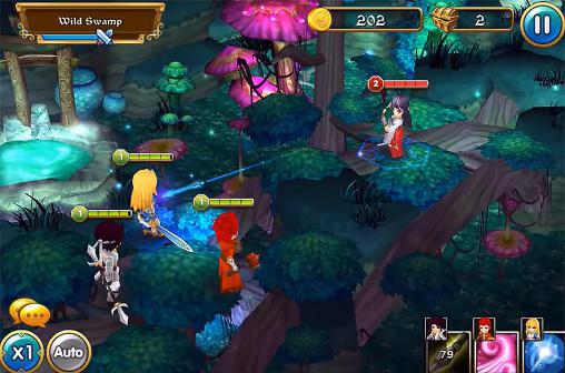 Gameplay of the Mighty warriors: Rise of the east for Android phone or tablet.