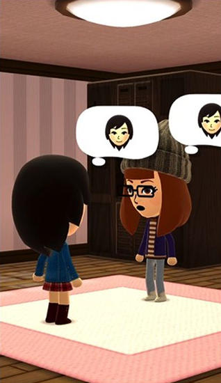 Gameplay of the Miitomo for Android phone or tablet.