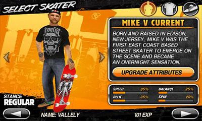 Gameplay of the Mike V: Skateboard Party HD for Android phone or tablet.