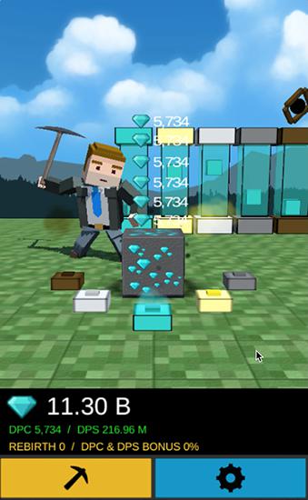 Gameplay of the Mine click for Android phone or tablet.