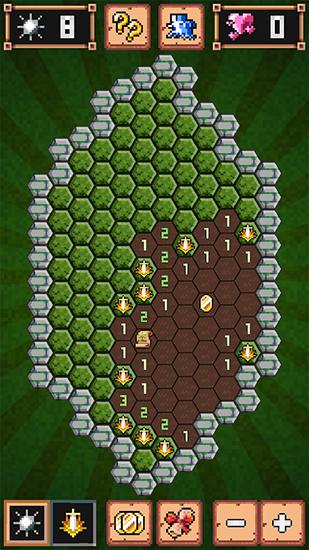 Gameplay of the Minesweeper: Collector for Android phone or tablet.