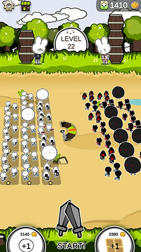 Mini army - Android game screenshots.