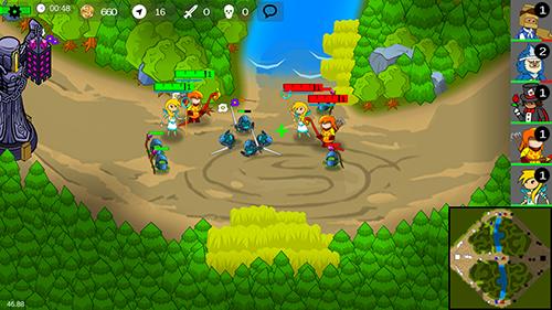 Gameplay of the Mini legends for Android phone or tablet.