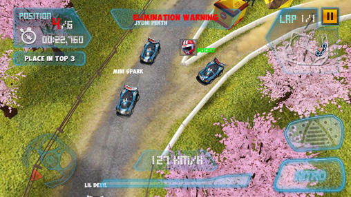 Gameplay of the Mini motor racing WRT for Android phone or tablet.