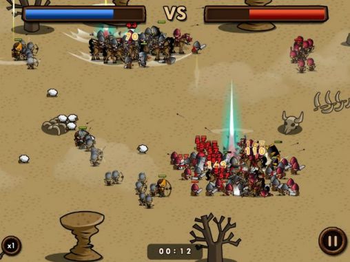 Gameplay of the Mini warriors for Android phone or tablet.