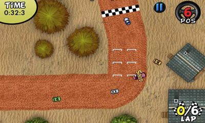 Gameplay of the Minicars for Android phone or tablet.