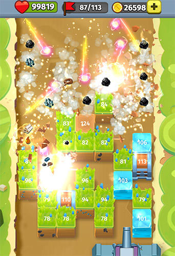 Mining gunz - Android game screenshots.
