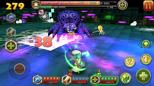 Gameplay of the Minisquads for Android phone or tablet.