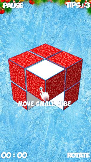 Gameplay of the Minus cube: 3d puzzle game for Android phone or tablet.