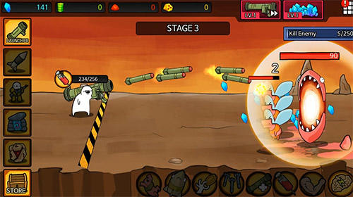 Missile dude RPG - Android game screenshots.