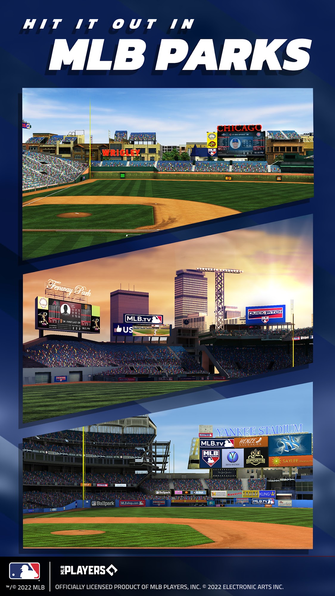 MLB Tap Sports™ Baseball 2022 - Android game screenshots.