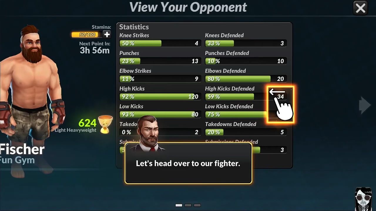 MMA Manager 2: Ultimate Fight - Android game screenshots.