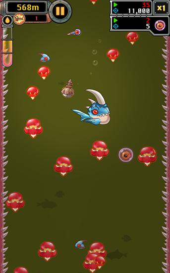 Gameplay of the Mobfish hunter for Android phone or tablet.