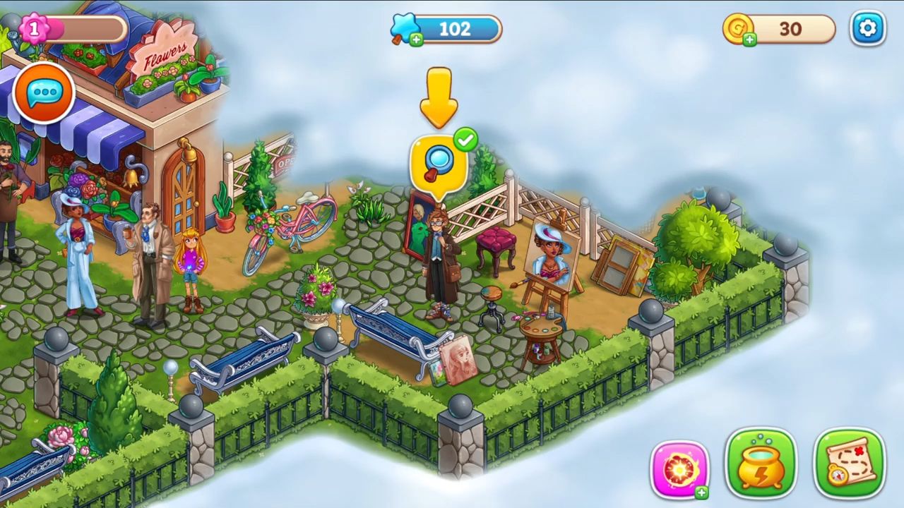 Charmbrook:​ Merge Adventure - Android game screenshots.