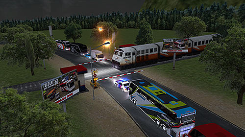 Mobile bus simulator - Android game screenshots.