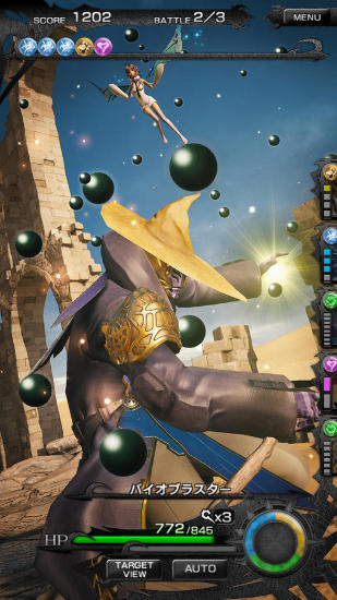 Gameplay of the Mobius final fantasy for Android phone or tablet.